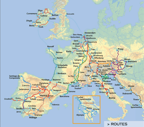 Cycling Europe - De mooiste fietsroutes door europa